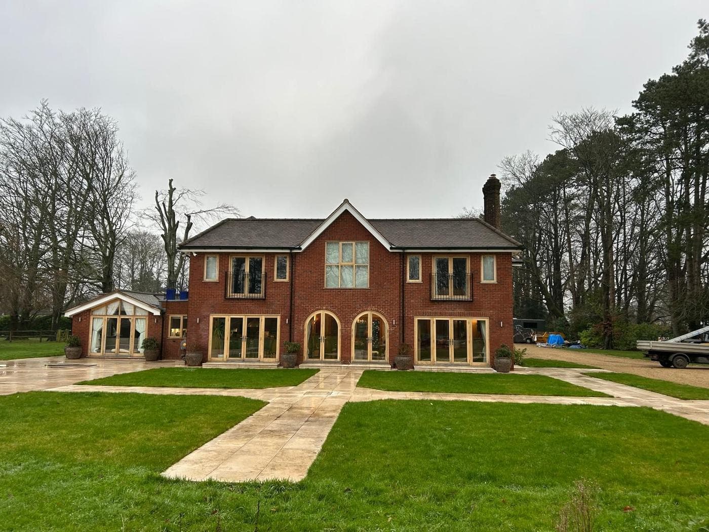 A detached house in Surrey after a full re-roof